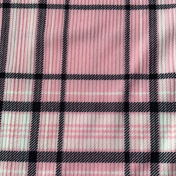 Pink plaid crop top - Picture 2 of 4